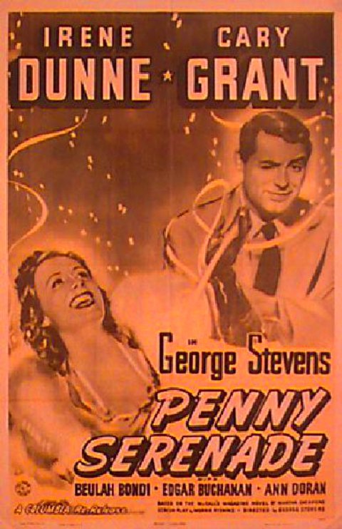 Penny Serenade Original R1948 U.S. One Sheet Movie Poster