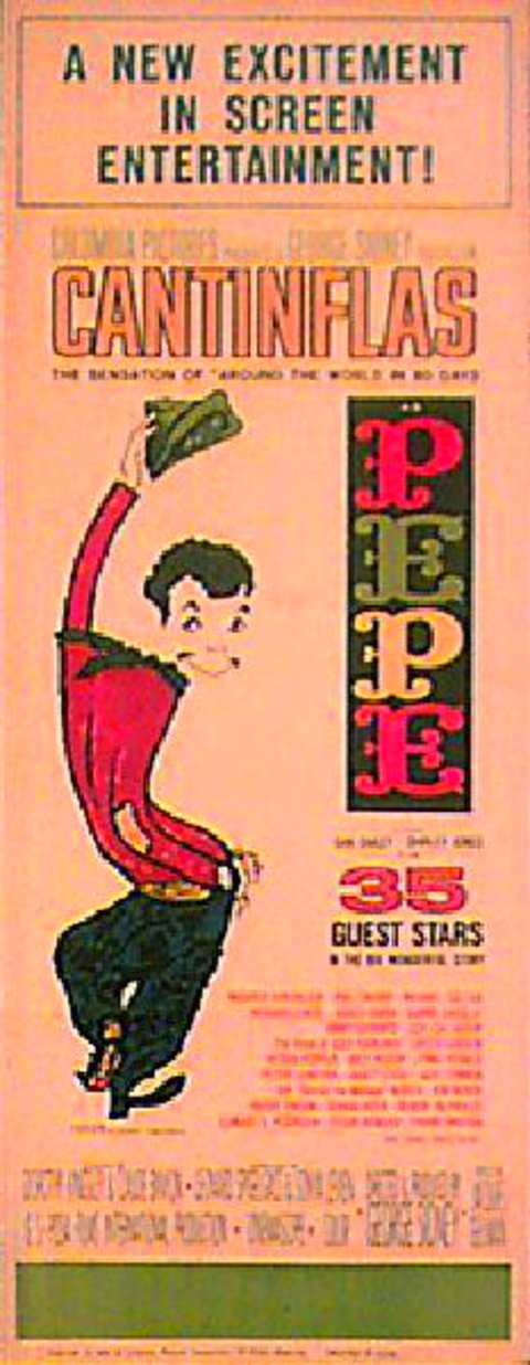 Pepe Original 1960 U.S. Insert Movie Poster