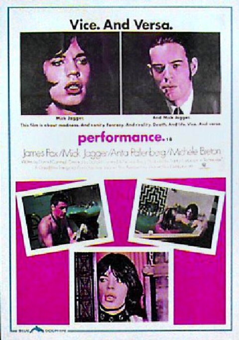 Performance Original R1980s British Double Crown Movie Poster