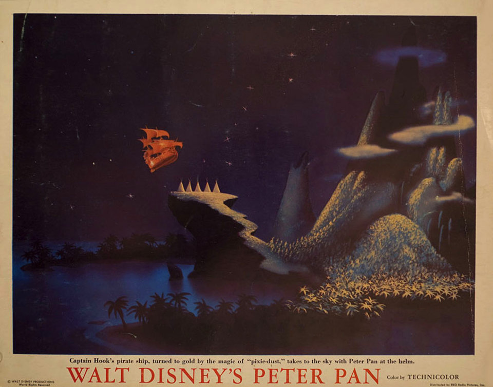 Peter Pan Original 1953 U.S. Scene Card