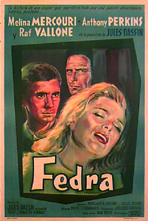 Phaedra Original 1962 Argentine Movie Poster