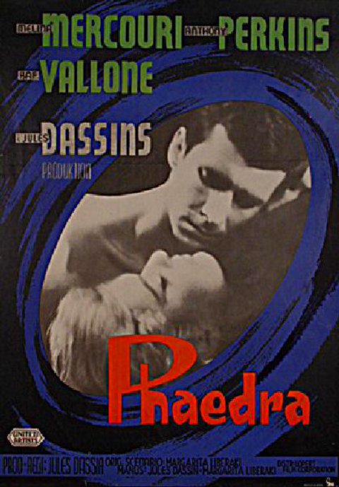 Phaedra Original 1962 Swedish B1 Movie Poster