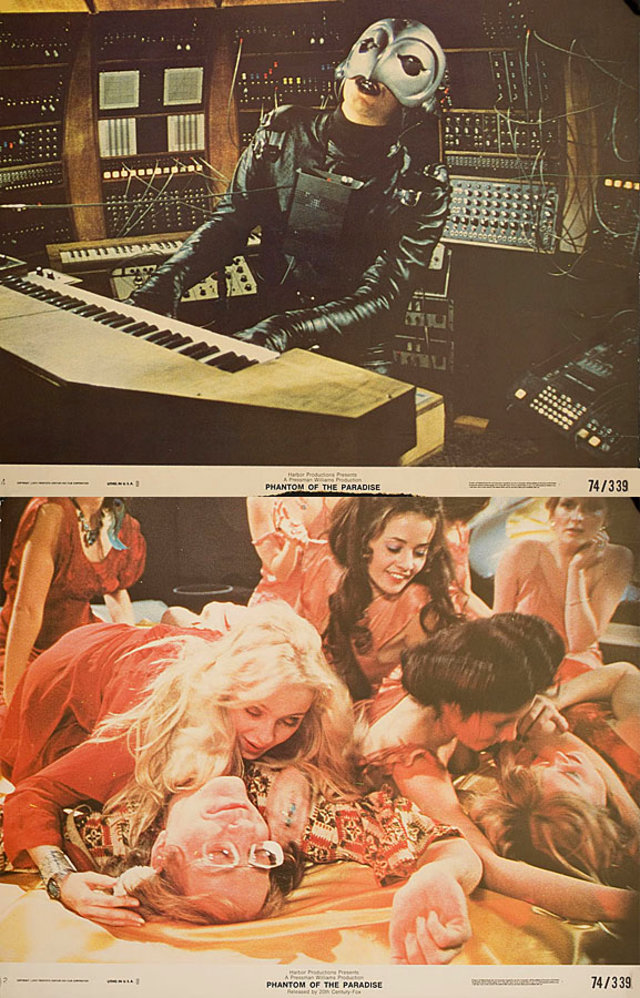 Phantom of the Paradise Original 1974 U.S. Scene Card Set of 2