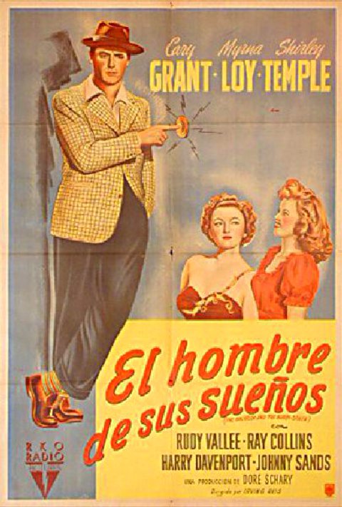 The Bachelor and the Bobby-Soxer Original 1947 Argentine Movie Poster