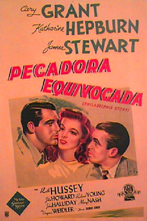 The Philadelphia Story Original 1940 Argentine Movie Poster