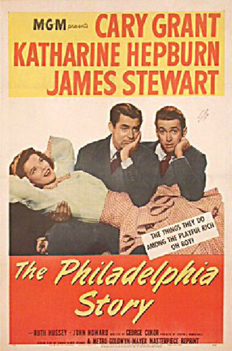 The Philadelphia Story Original R1947 U.S. One Sheet Movie Poster