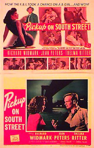 Pickup on South Street Original 1953 U.S. Lobby Card Set