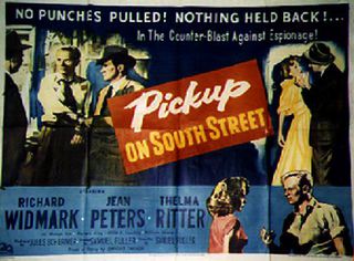 Pickup on South Street Original 1953 British Quad Movie Poster