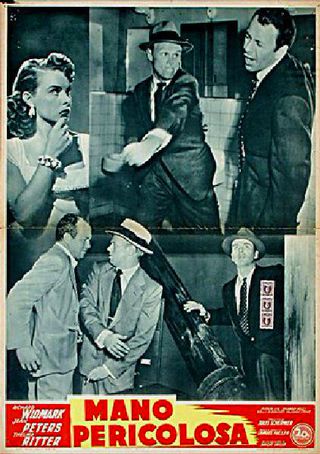 Pickup on South Street Original 1953 Italian Fotobusta Movie Poster