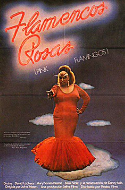 Pink Flamingos Original 1982 Spanish B1 Movie Poster