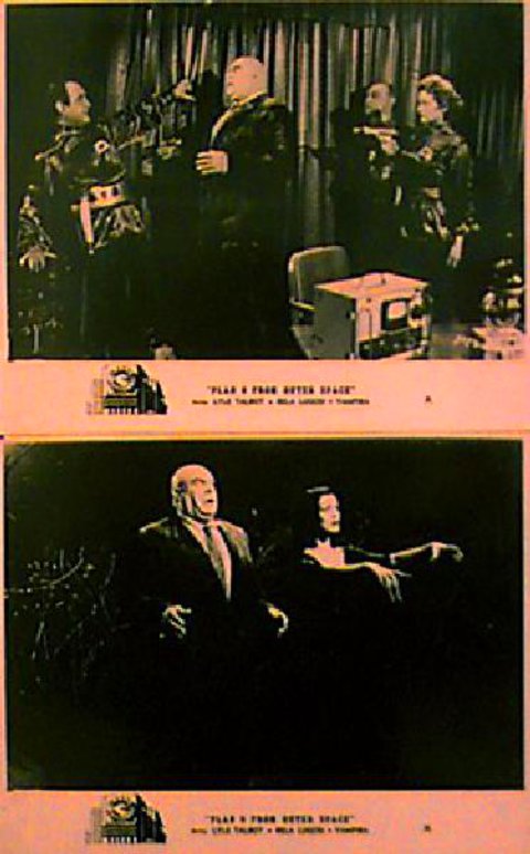 Plan 9 from Outer Space Original 1950s British Front of House Set