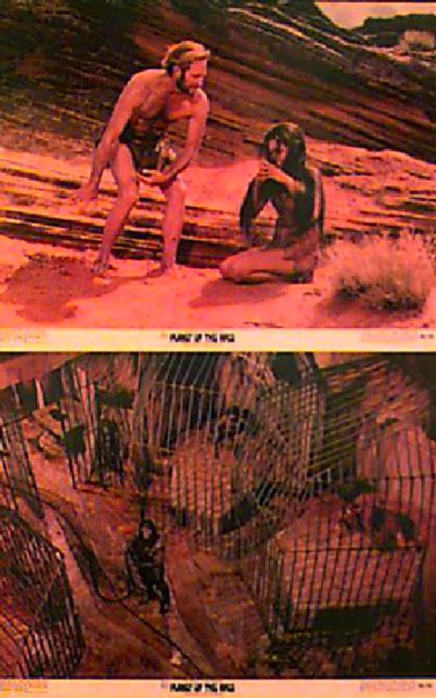 Planet of the Apes Original 1968 U.S. Lobby Card Set