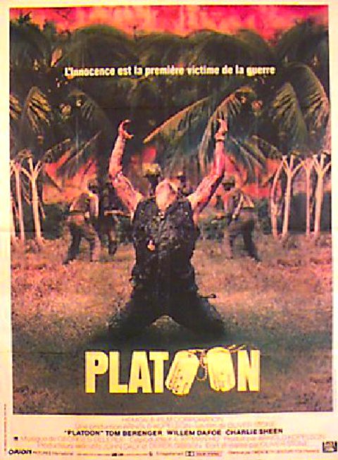 Platoon Original 1986 French Grande Movie Poster