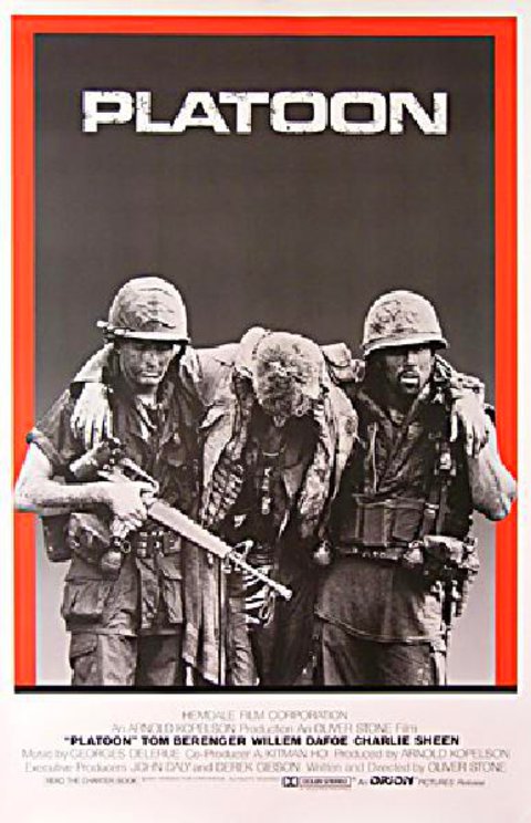 Platoon Original 1986 U.S. One Sheet Movie Poster