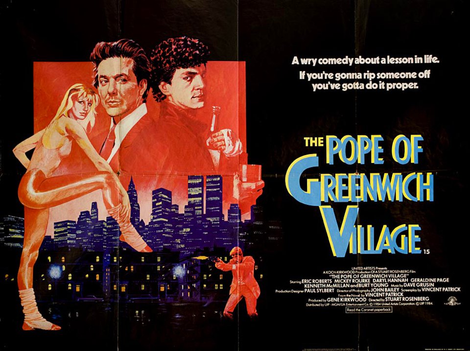 The Pope of Greenwich Village Original 1984 British Quad Movie Poster