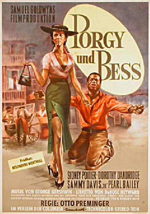 Porgy and Bess Original 1957 German A1 Movie Poster