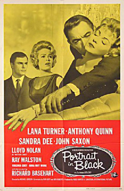 Portrait in Black Original 1960 U.S. One Sheet Movie Poster