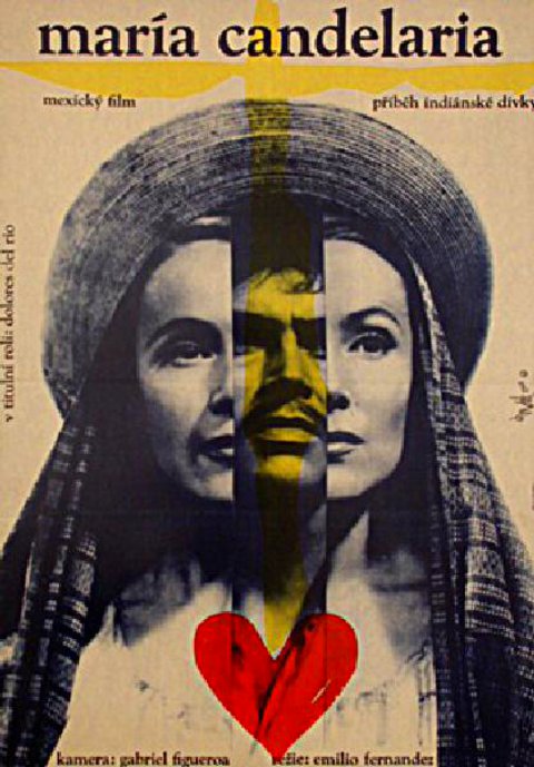Portrait of Maria Original 1965 Czech A1 Movie Poster