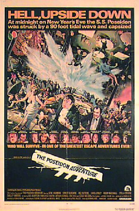 The Poseidon Adventure Original 1972 U.S. 40 by 60 Movie Poster