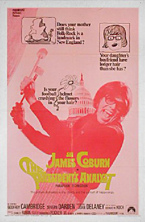 The President's Analyst Original 1968 U.S. One Sheet Movie Poster