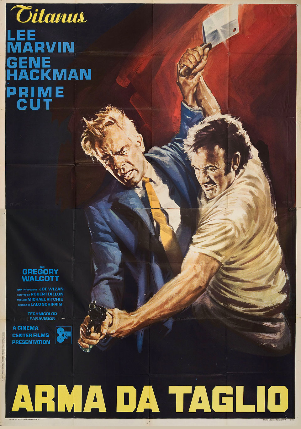 Prime Cut Original 1972 Italian Quattro Foglio Movie Poster