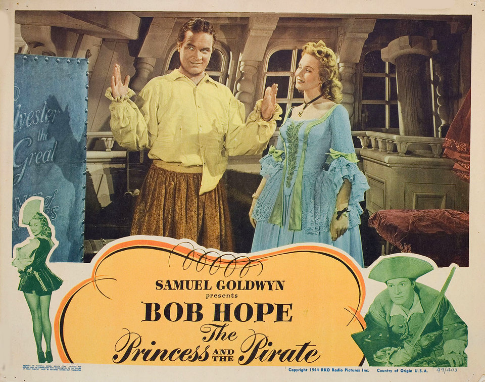 The Princess and the Pirate Original 1944 U.S. Scene Card