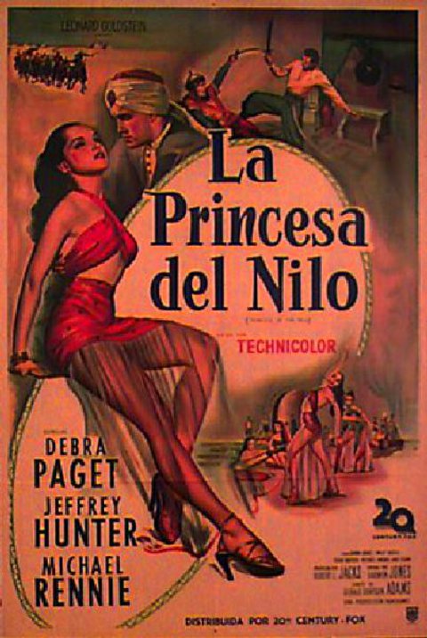 Princess of the Nile Original 1954 Argentine Movie Poster