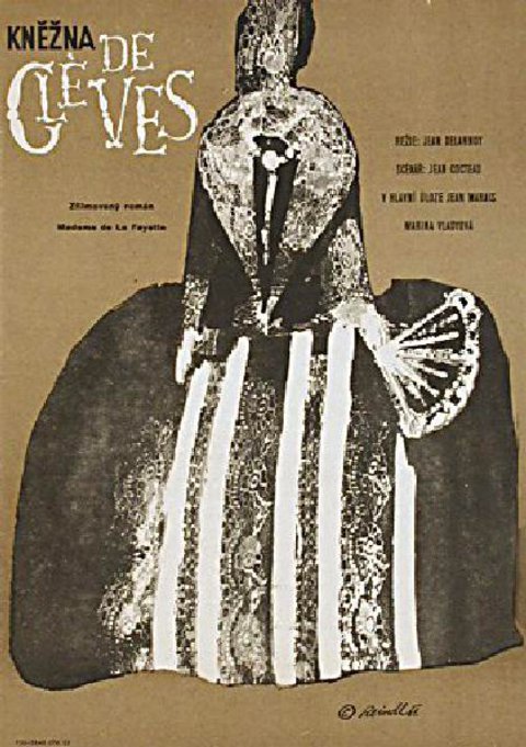 La Princesse de Cleves Original 1961 Czech A3 Movie Poster