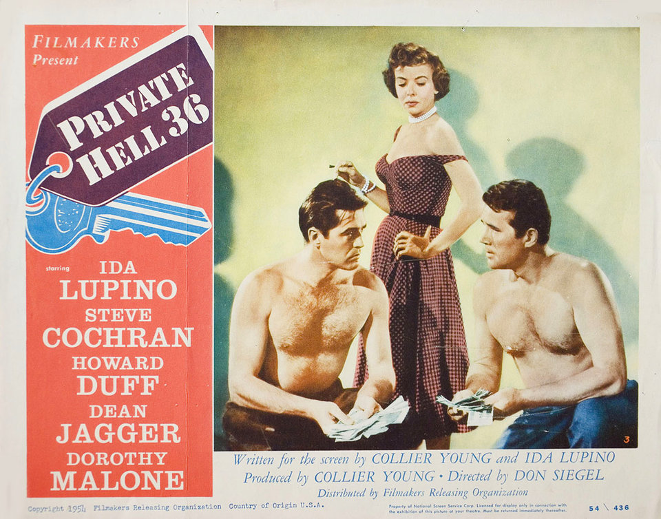 Private Hell 36 Original 1954 U.S. Scene Card