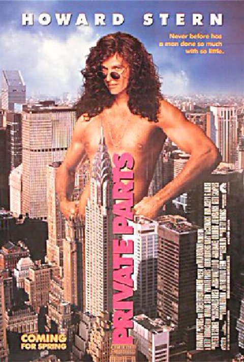 Private Parts Original 1996 U.S. One Sheet Movie Poster