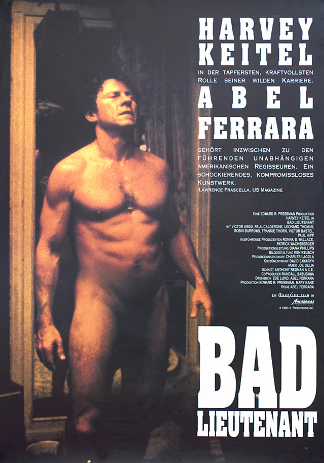 Bad Lieutenant Original 1992 German A1 Movie Poster