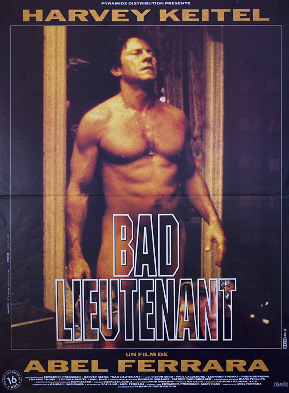 Bad Lieutenant Original 1992 French Petite Movie Poster