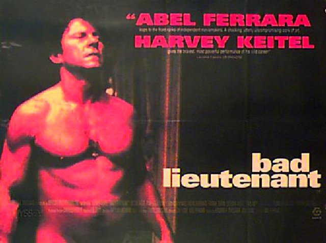 Bad Lieutenant Original 1992 British Quad Movie Poster