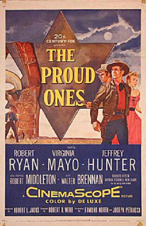The Proud Ones Original 1956 U.S. One Sheet Movie Poster