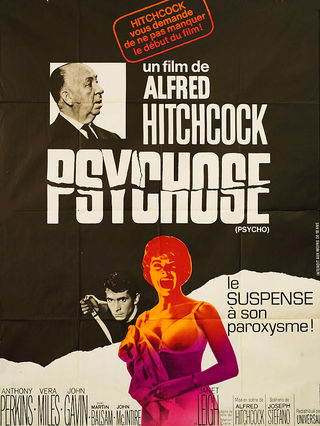 psycho 1960 original poster