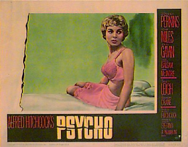 Psycho Original 1960 U.S. Scene Card