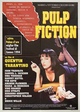 poster firmato pulp fiction
