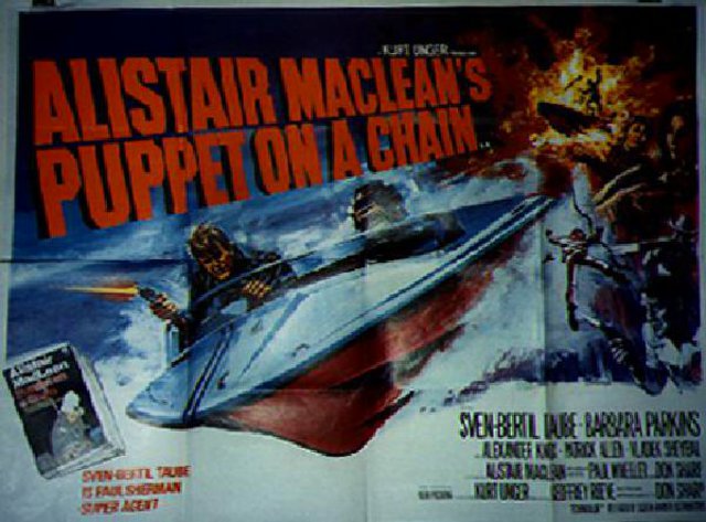 Puppet on a Chain Original 1970 British Quad Movie Poster