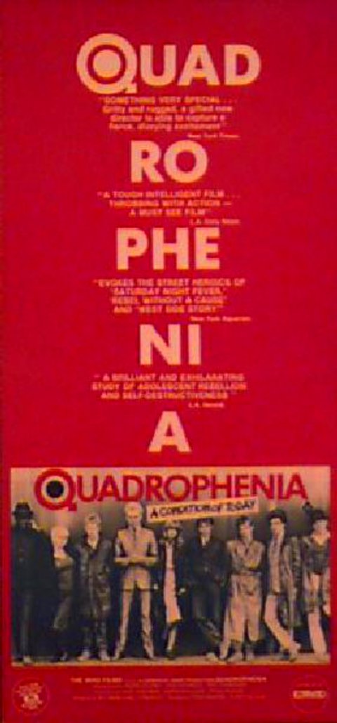 Quadrophenia Original 1979 Australian Daybill Movie Poster
