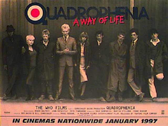 Quadrophenia Original R1996 British Quad Movie Poster