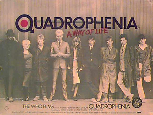 Quadrophenia Original 1979 British Quad Movie Poster