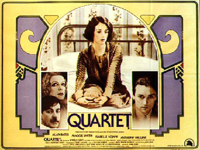 Quartet Original 1981 British Quad Movie Poster