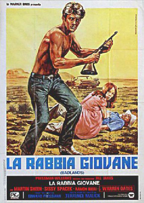 Badlands 1976 Italian Due Fogli Poster