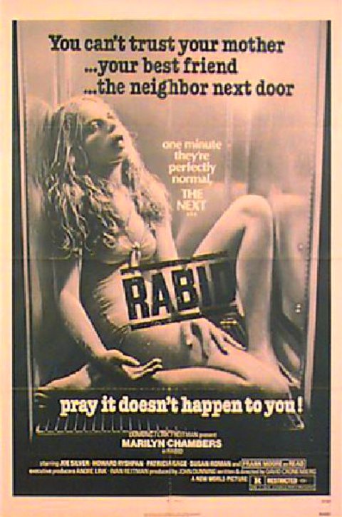 Rabid Original 1977 U.S. One Sheet Movie Poster
