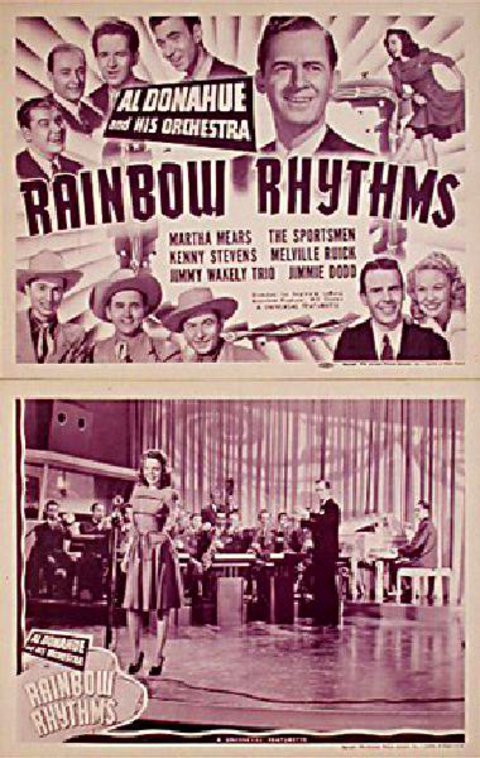 RAINBOW RHYTHMS 1942 U.S. Lobby Card Set