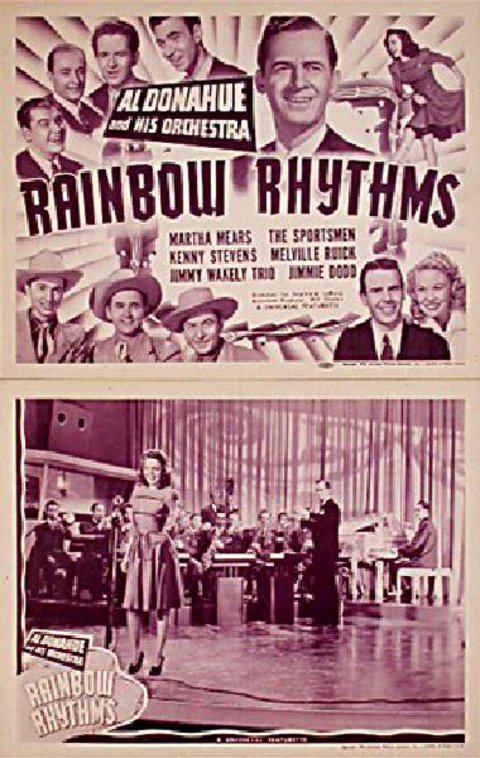 RAINBOW RHYTHMS Original 1942 U.S. Lobby Card Set