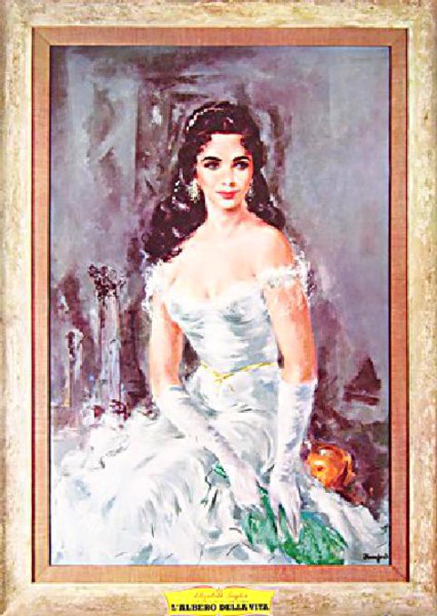 Raintree County Original 1957 Italian Fotobusta Movie Poster