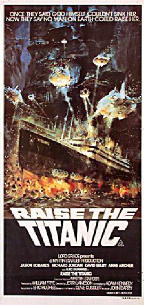 Raise the Titanic Original 1979 Australian Daybill Movie Poster