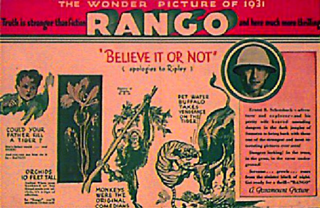 Rango Original 1931 U S Movie Herald Posteritati Movie Poster Gallery