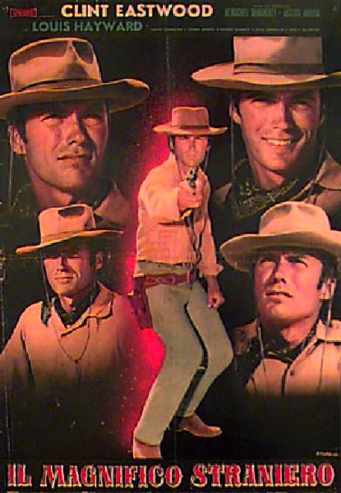 The Magnificent Stranger Original 1966 Italian Fotobusta Movie Poster